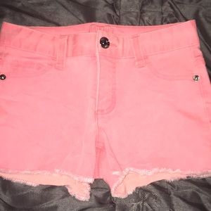 Pink shorts